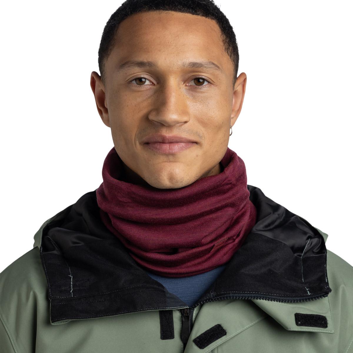 Buff Heavyweight Merinould Halsedisse Bordeaux
