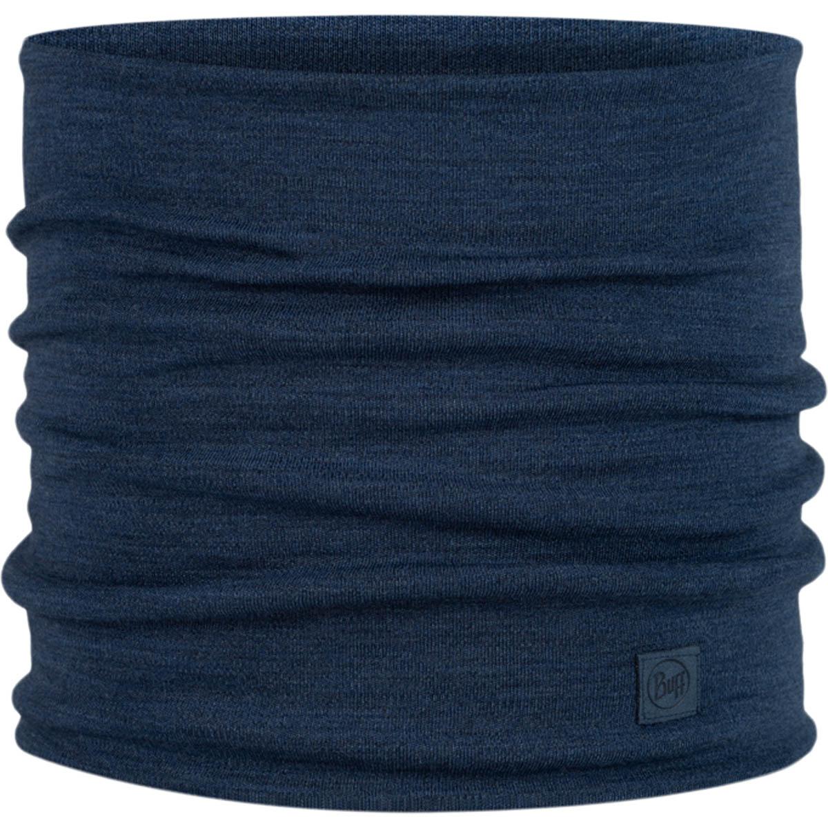 Buff Heavyweight Merinould Halsedisse MELANGE NIGHT BLUE