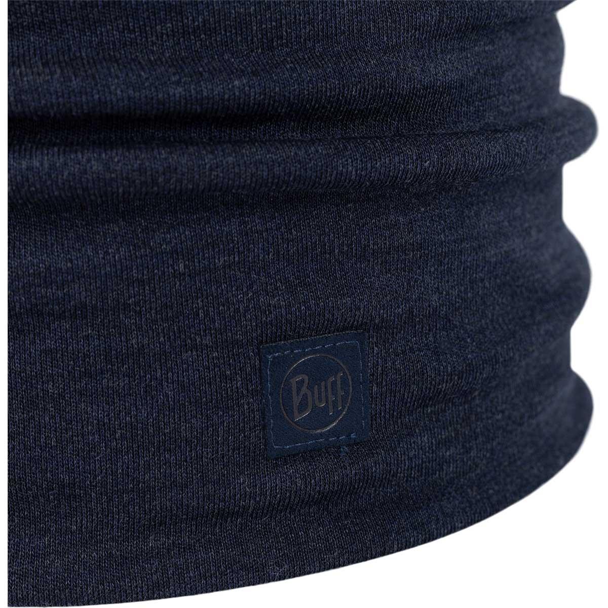 Buff Heavyweight Merinould Halsedisse SOLID INDIGO