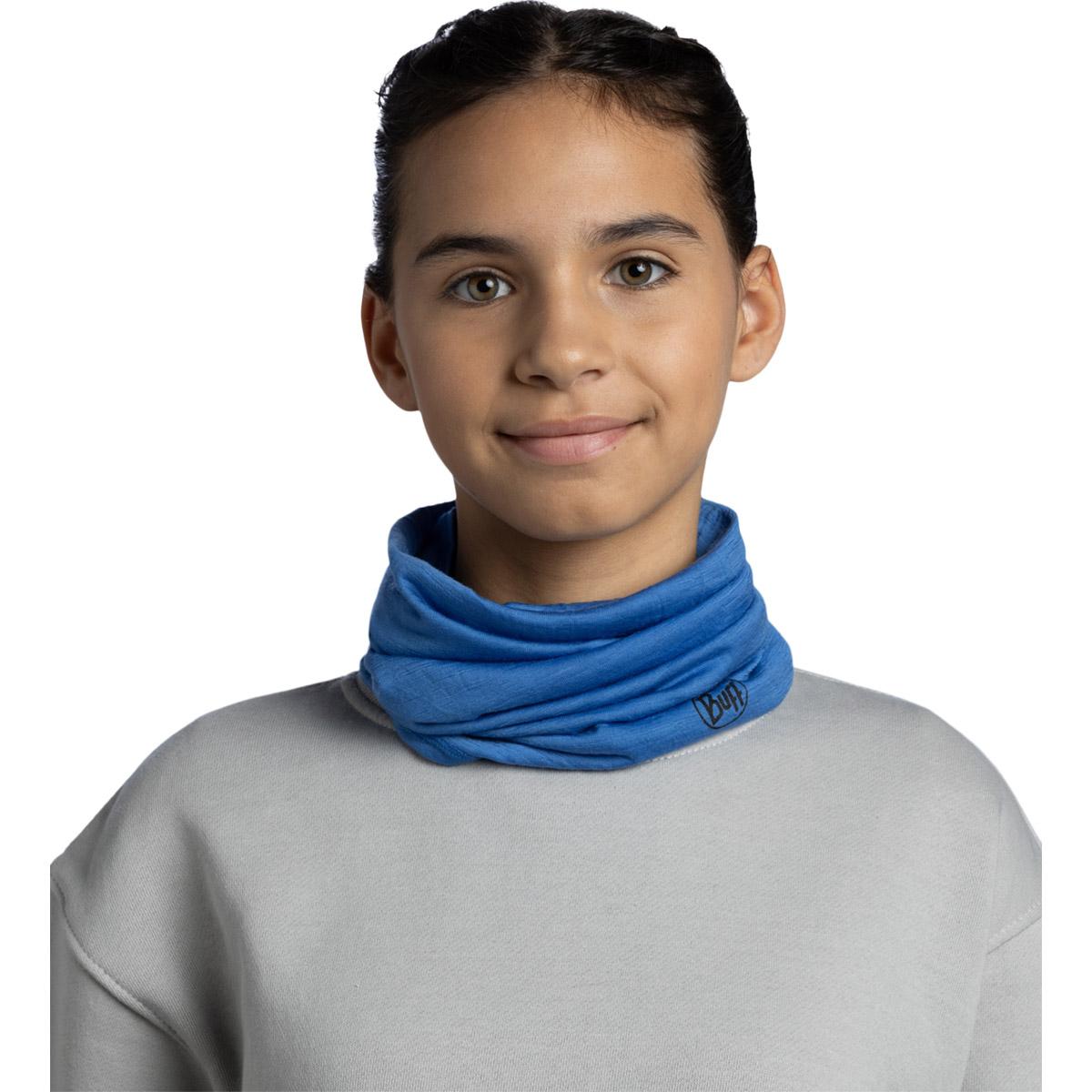 Buff Lightweight Merinould Halsedisse Børn Blue