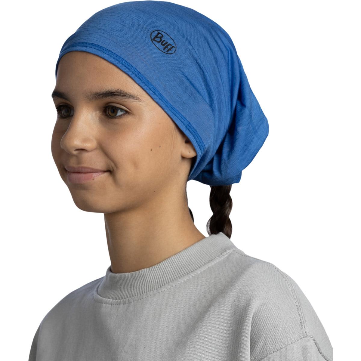 Buff Lightweight Merinould Halsedisse Børn Blue