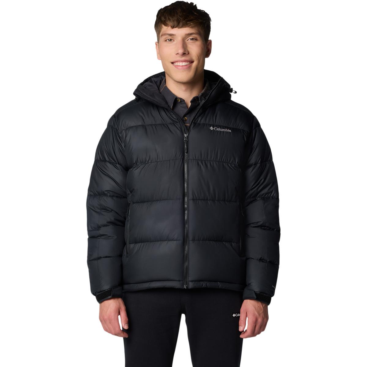 Columbia Pike Lake II Hooded Vinterjakke Herre Shark,AcidYellow