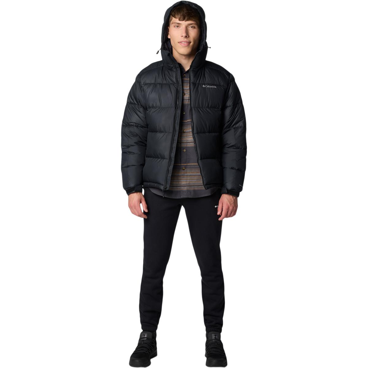 Columbia Pike Lake II Hooded Vinterjakke Herre Shark,AcidYellow