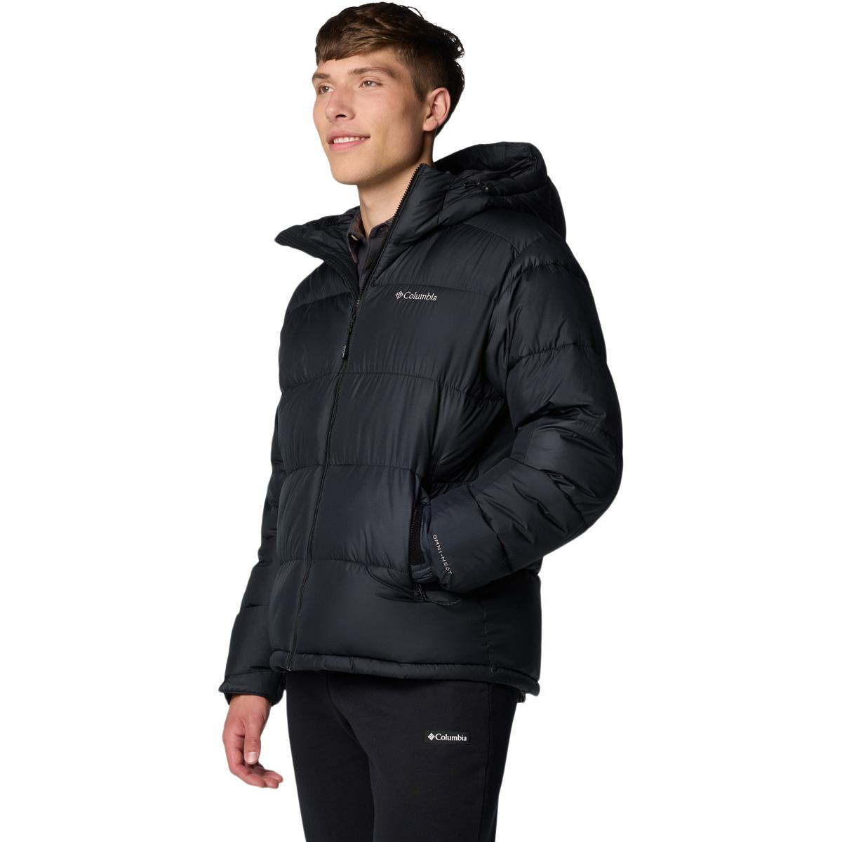 Columbia Pike Lake II Hooded Vinterjakke Herre Shark,AcidYellow