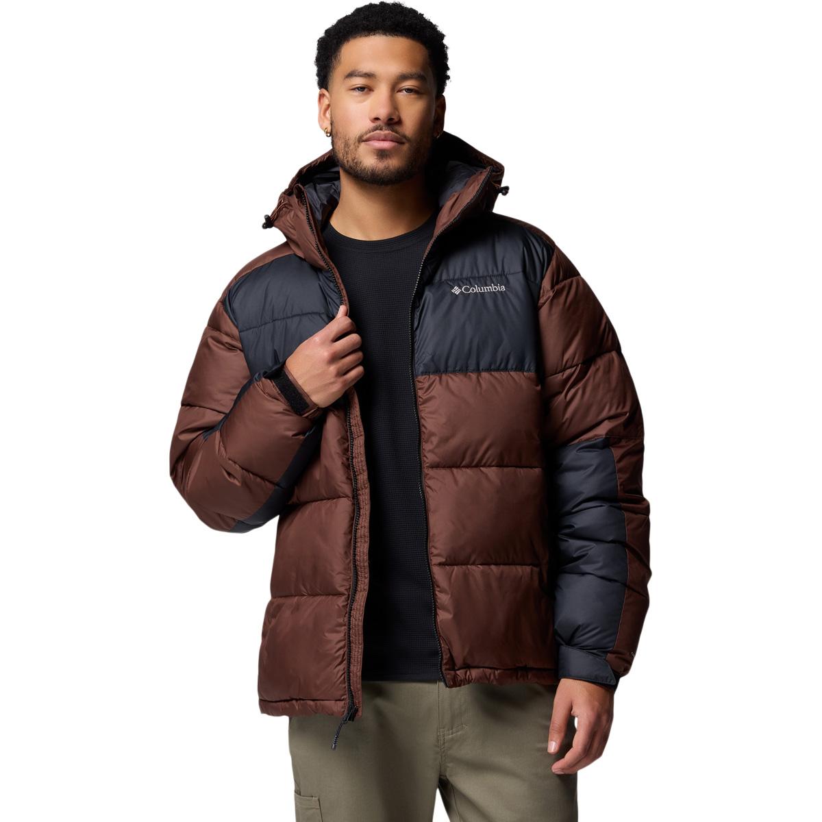 Columbia Pike Lake II Hooded Vinterjakke Herre Brown/Navy