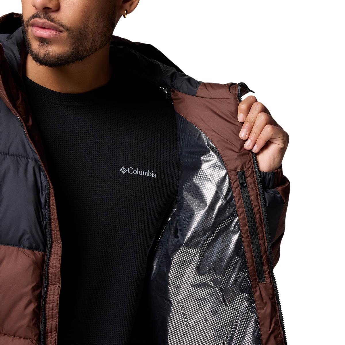 Columbia Pike Lake II Hooded Vinterjakke Herre Brown/Navy