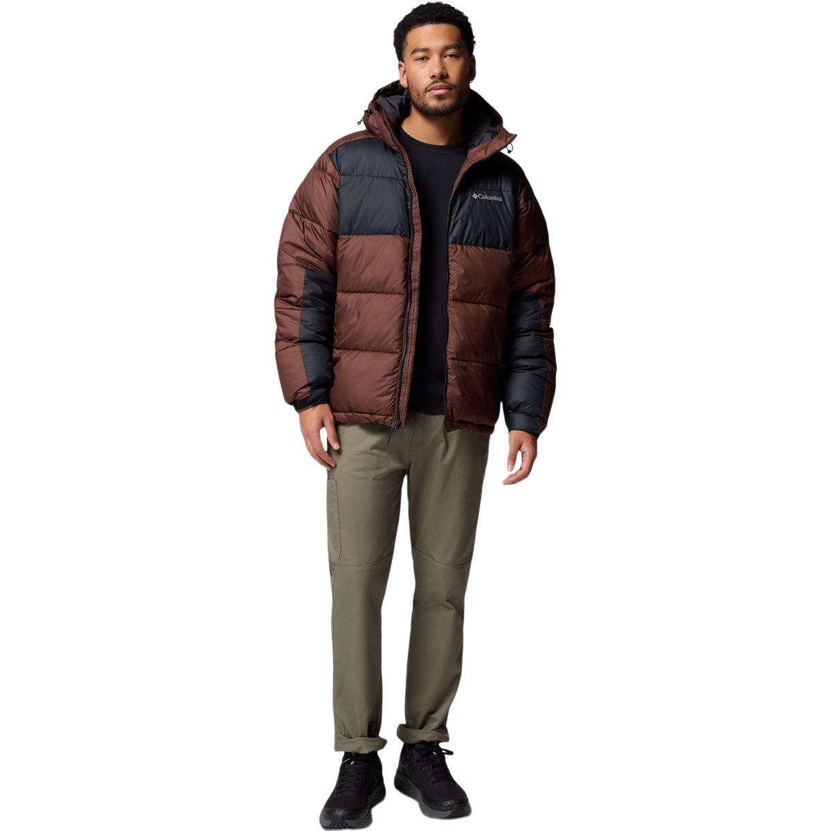 Columbia Pike Lake II Hooded Vinterjakke Herre Brown/Navy