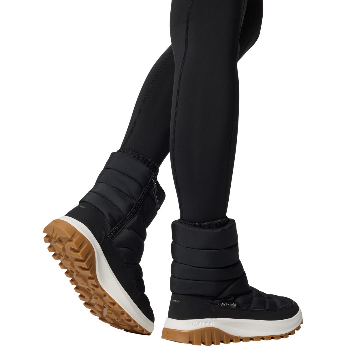 Columbia Snowtrot Vinterstøvler Dame Black, Quarry