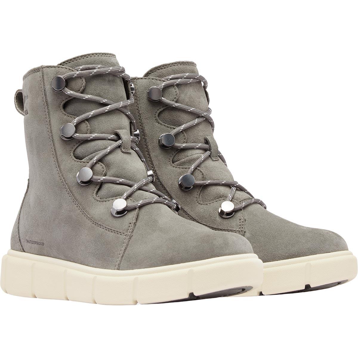 Sorel Explorer III Joan WP Vinterstøvler Dame Quarry,Dove