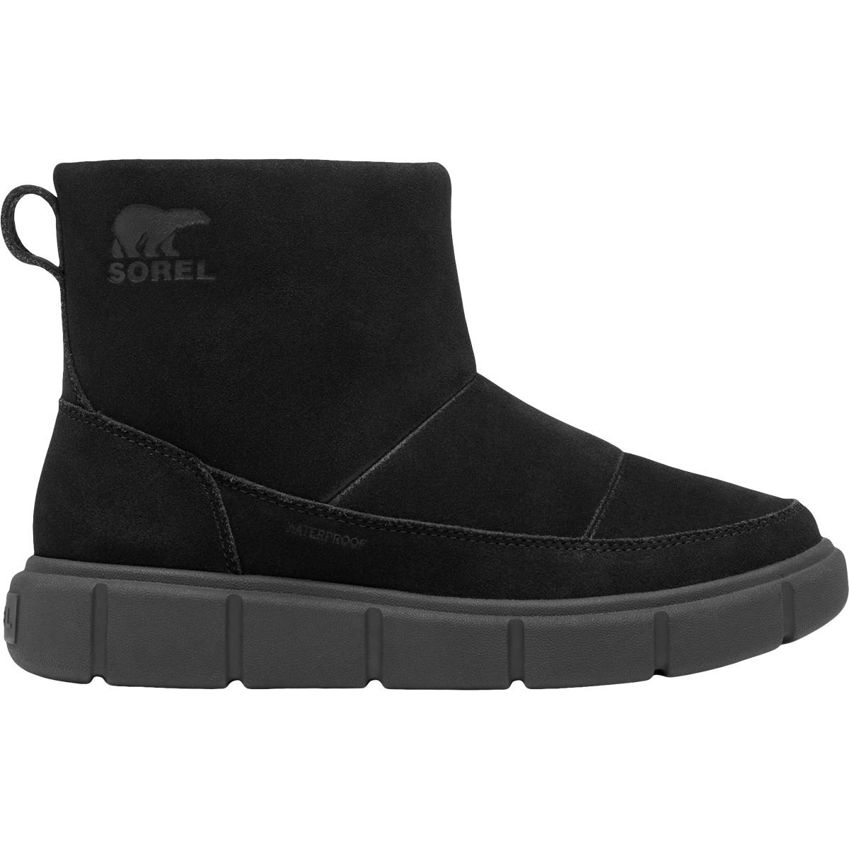 Sorel Explorer III Slip-On WP Vinterstøvler Dame Black, Quarry