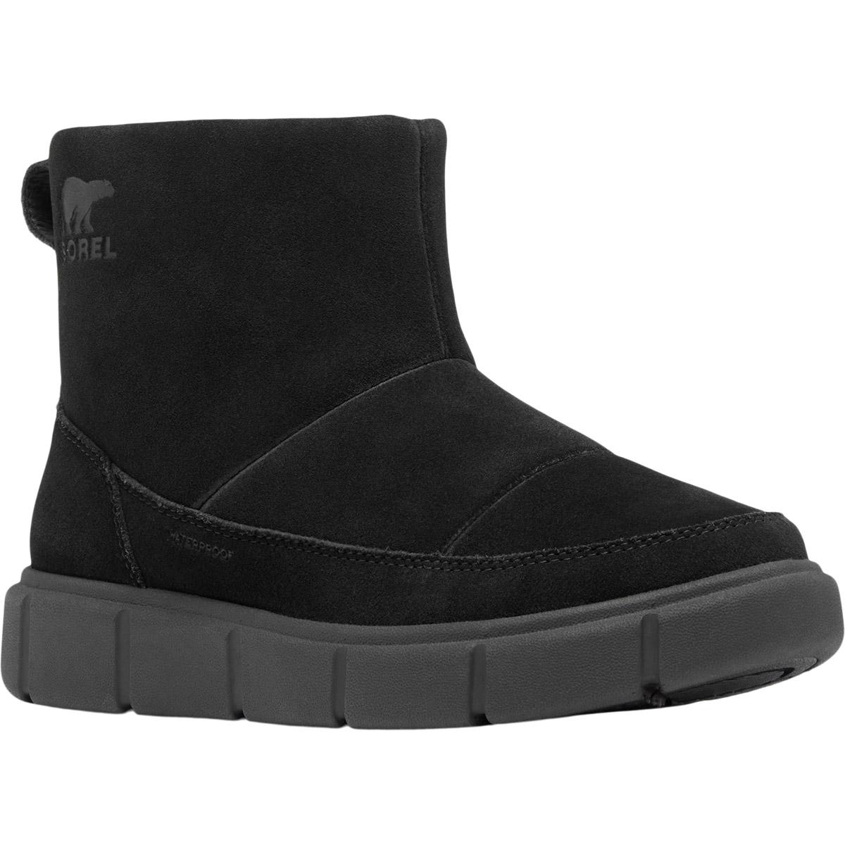 Sorel Explorer III Slip-On WP Vinterstøvler Dame Black, Quarry
