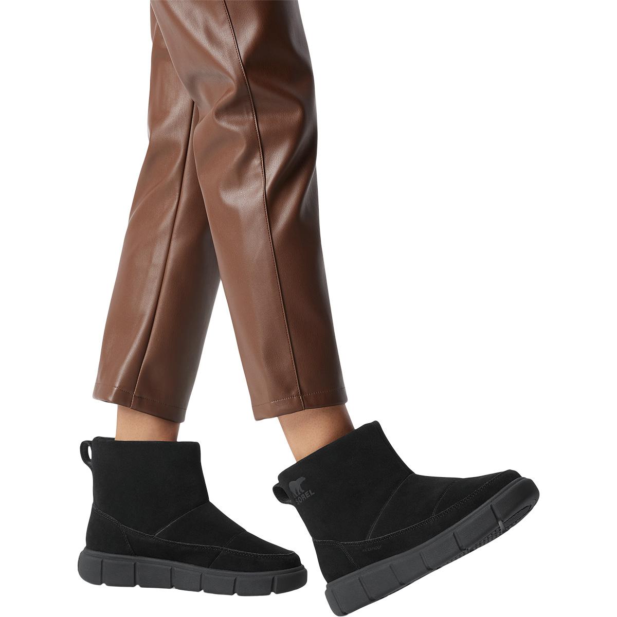 Sorel Explorer III Slip-On WP Vinterstøvler Dame Black, Quarry