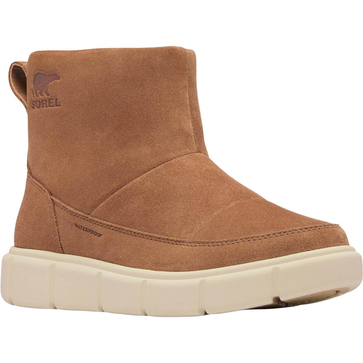Sorel Explorer III Slip-On WP Vinterstøvler Dame GrizzlyBear,Hickory