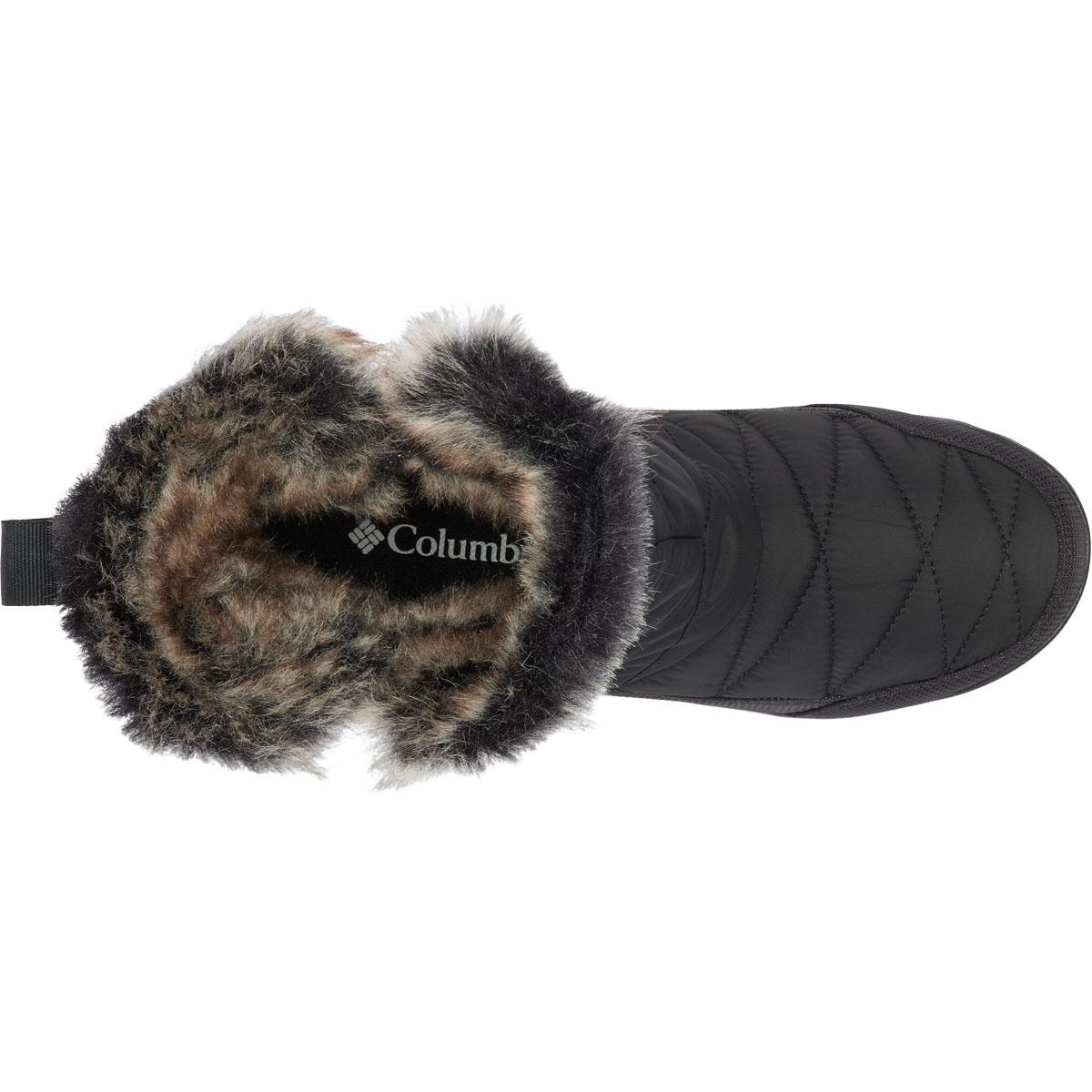 Columbia Minx Slip Vinterstøvler Dame Black, Quarry