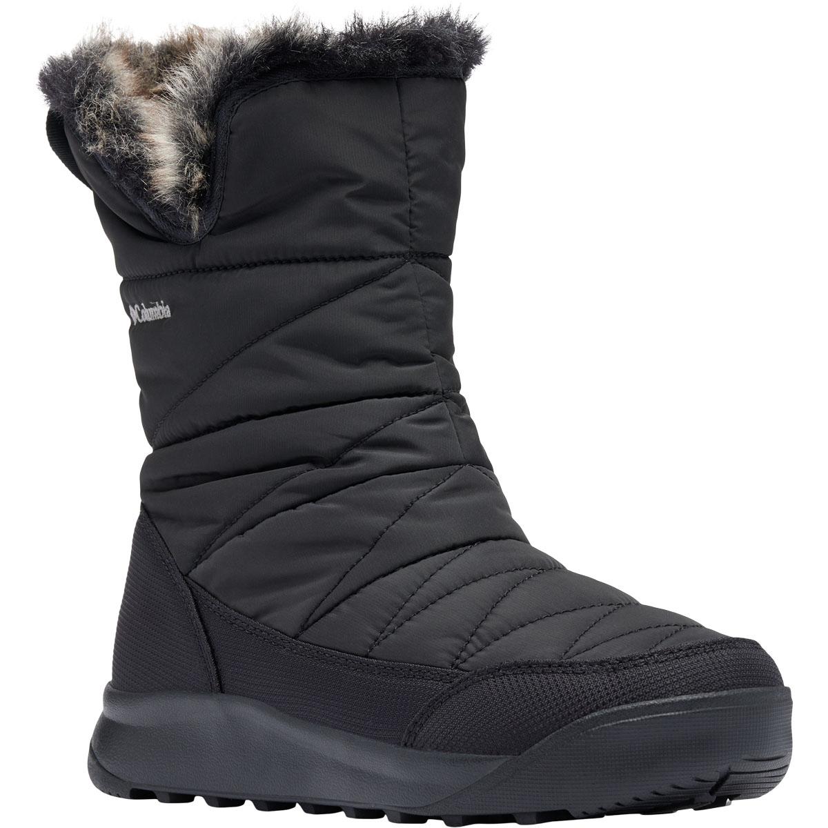 Columbia Minx Slip Vinterstøvler Dame Black, Quarry