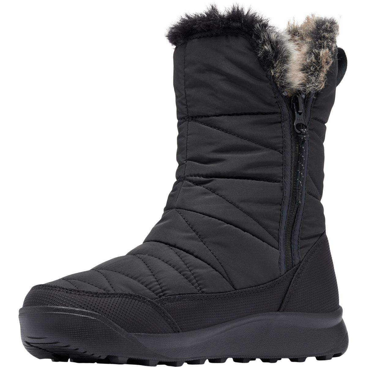Columbia Minx Slip Vinterstøvler Dame Black, Quarry