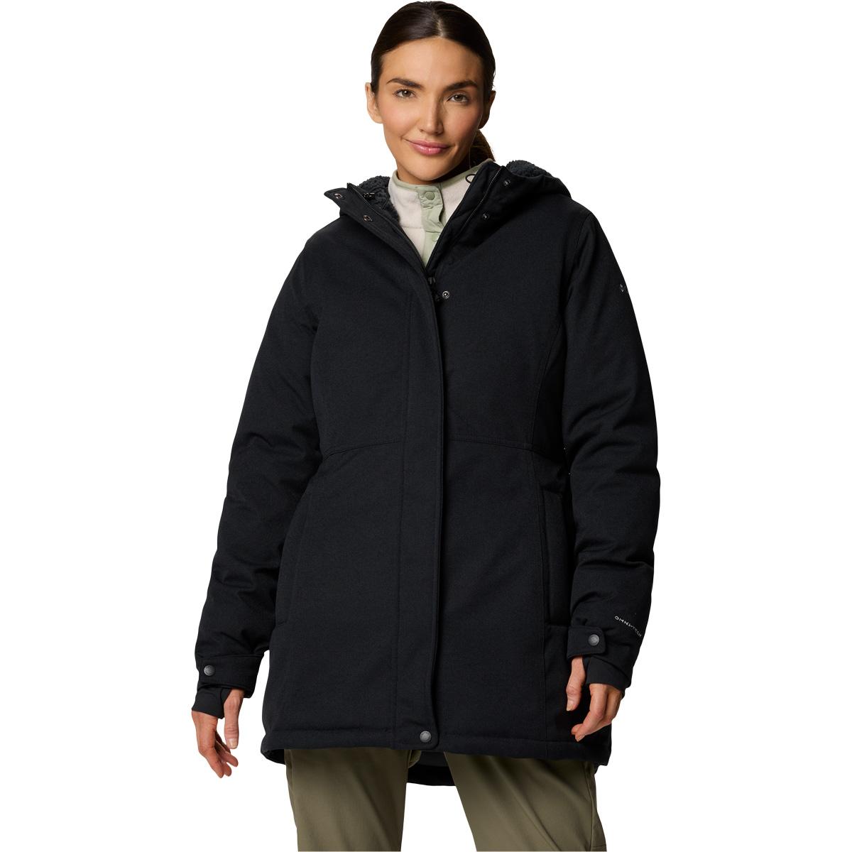 Columbia Alameda Ridge Insulated Parka Vinterjakke Dame Black, Quarry