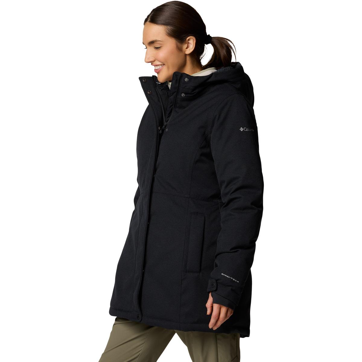 Columbia Alameda Ridge Insulated Parka Vinterjakke Dame Black, Quarry