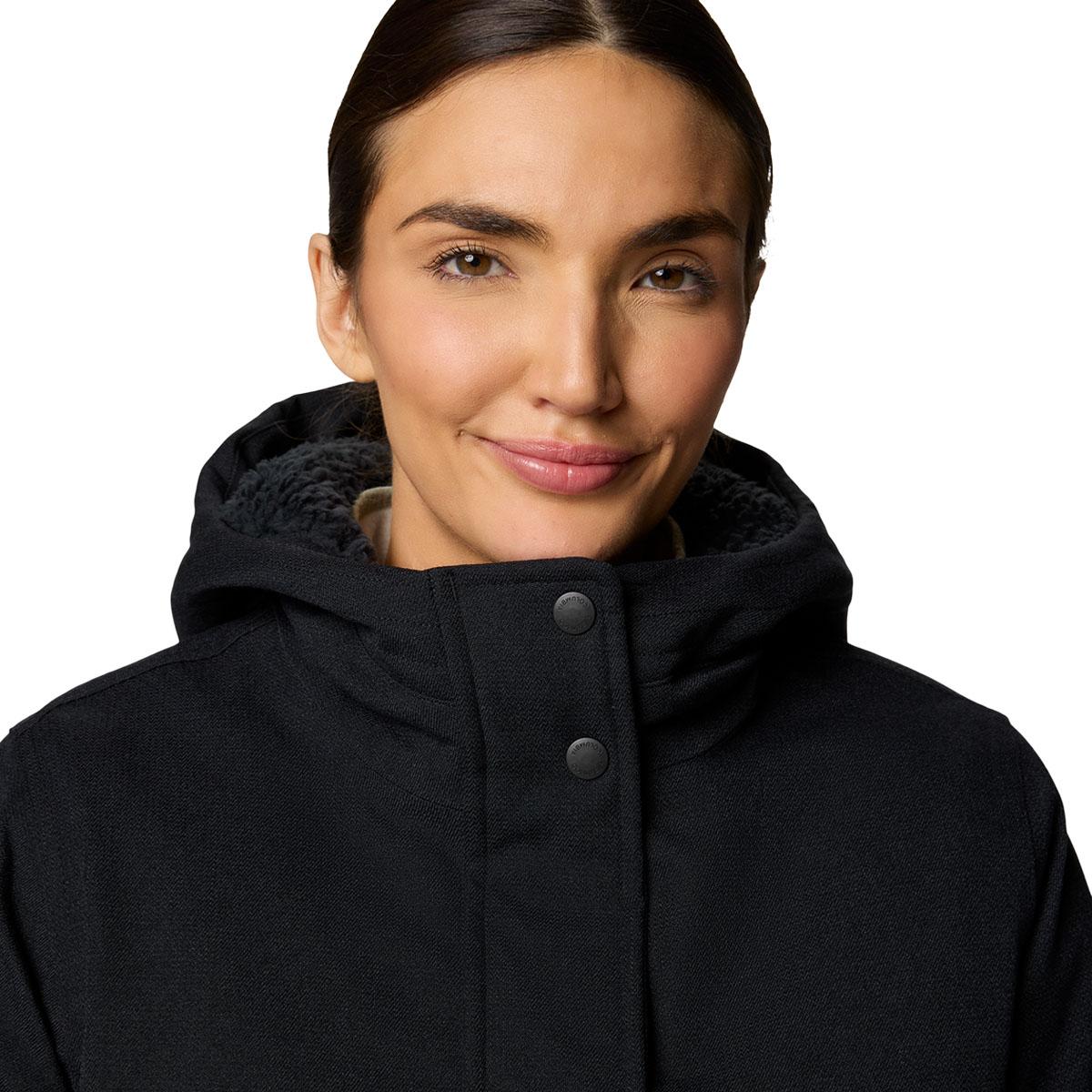 Columbia Alameda Ridge Insulated Parka Vinterjakke Dame Black, Quarry