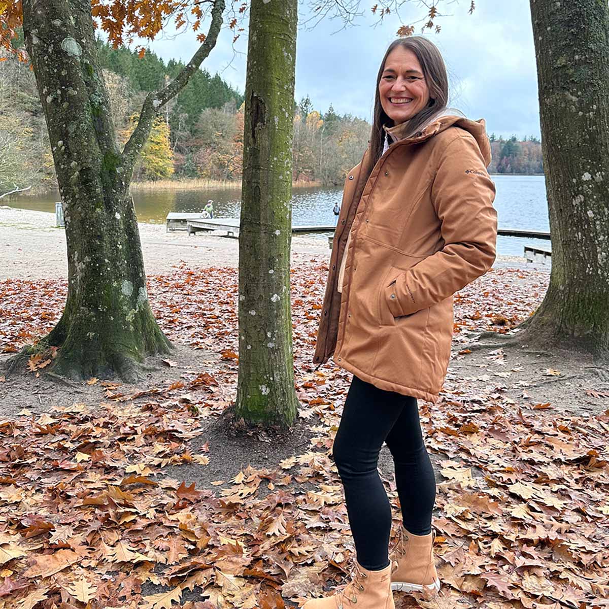 Columbia Alameda Ridge Insulated Parka Vinterjakke Dame Chipmunk
