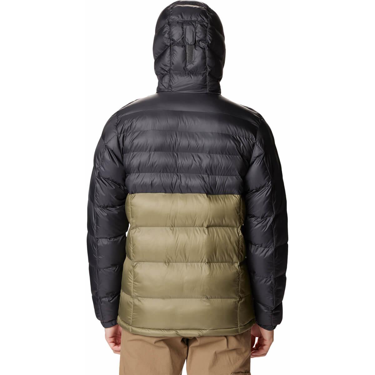 Columbia Buck Butte II Insulated Hooded Vinterjakke Herre Stone Green, Alpine Tundra