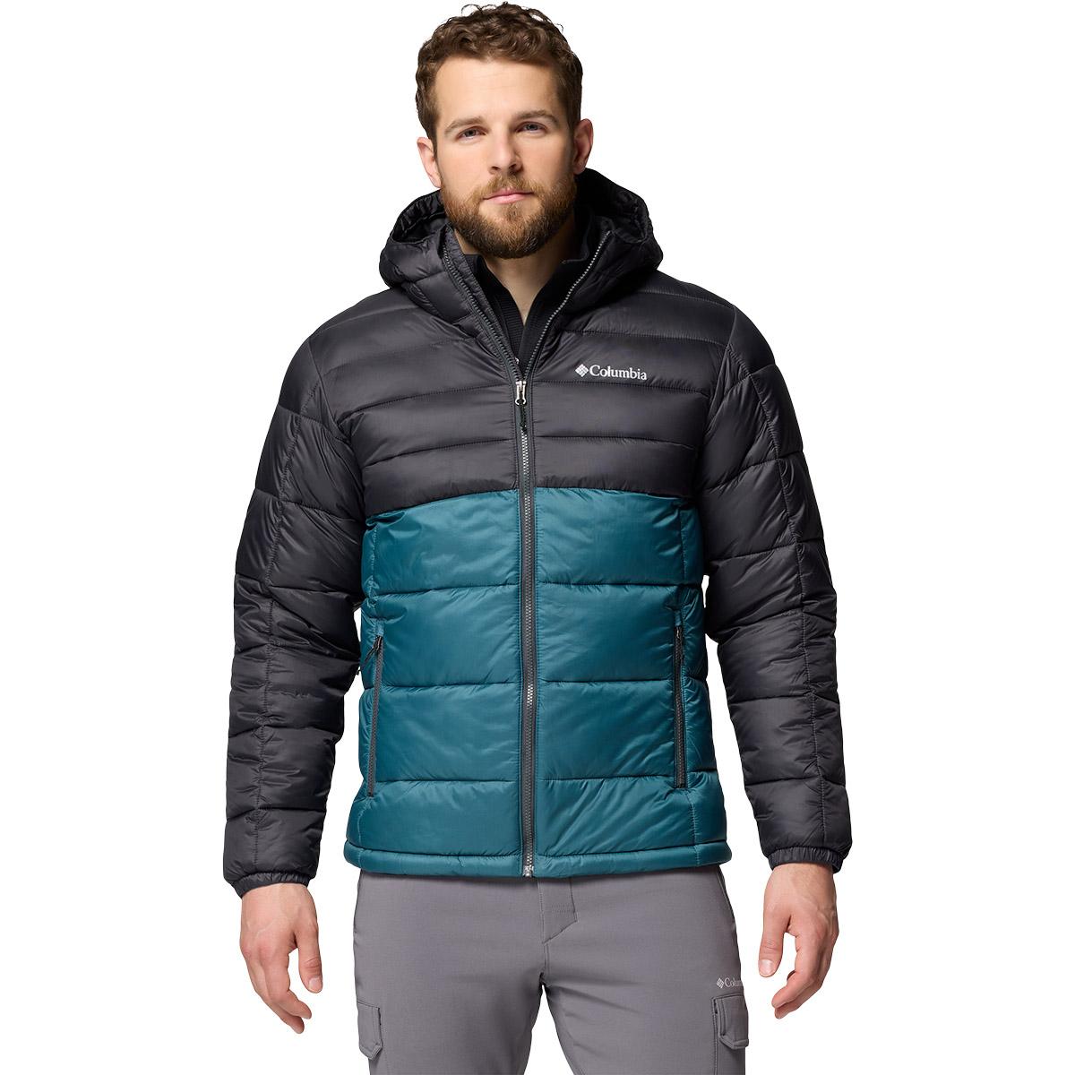 Columbia Buck Butte II Insulated Hooded Vinterjakke Herre Black/Blue