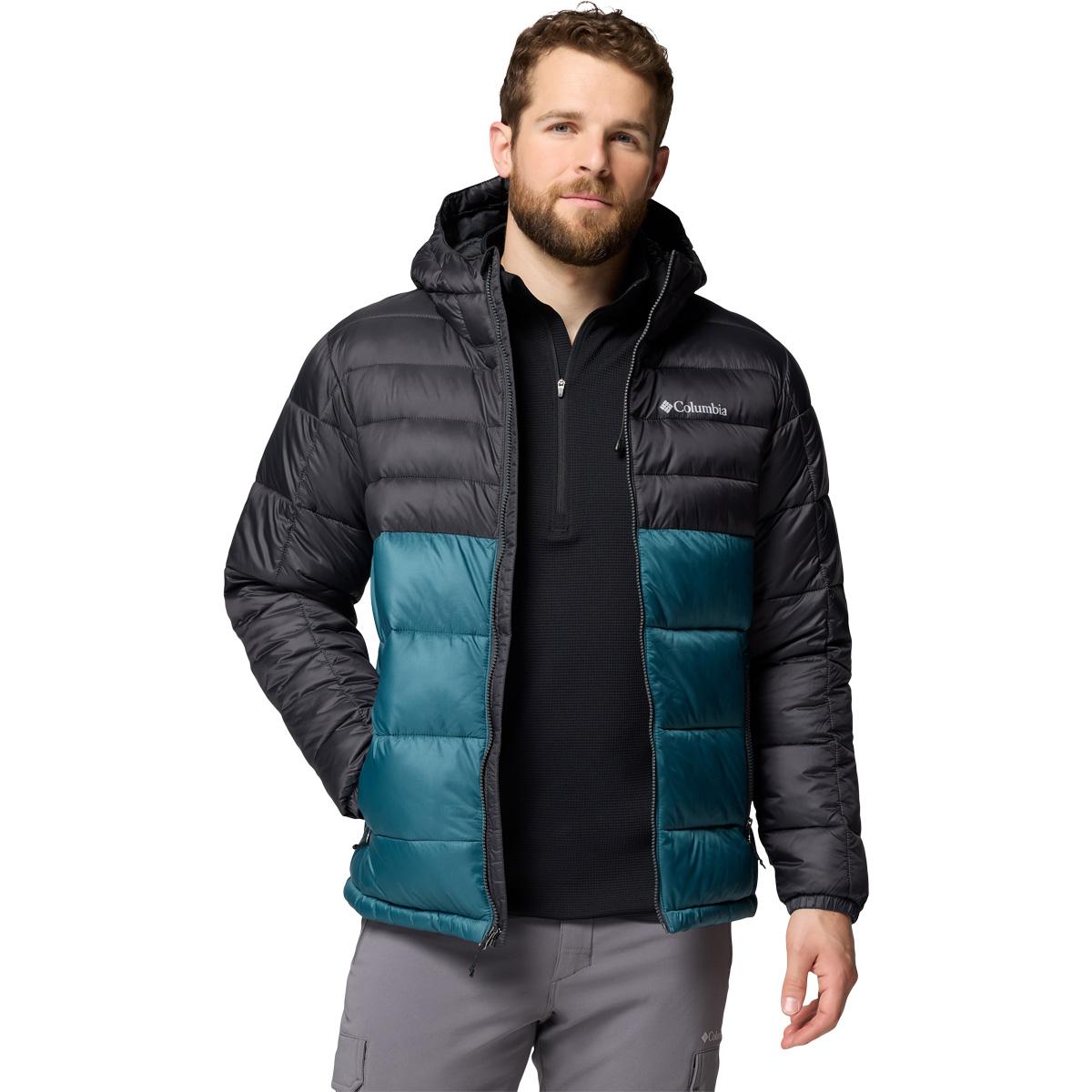 Columbia Buck Butte II Insulated Hooded Vinterjakke Herre Black/Blue
