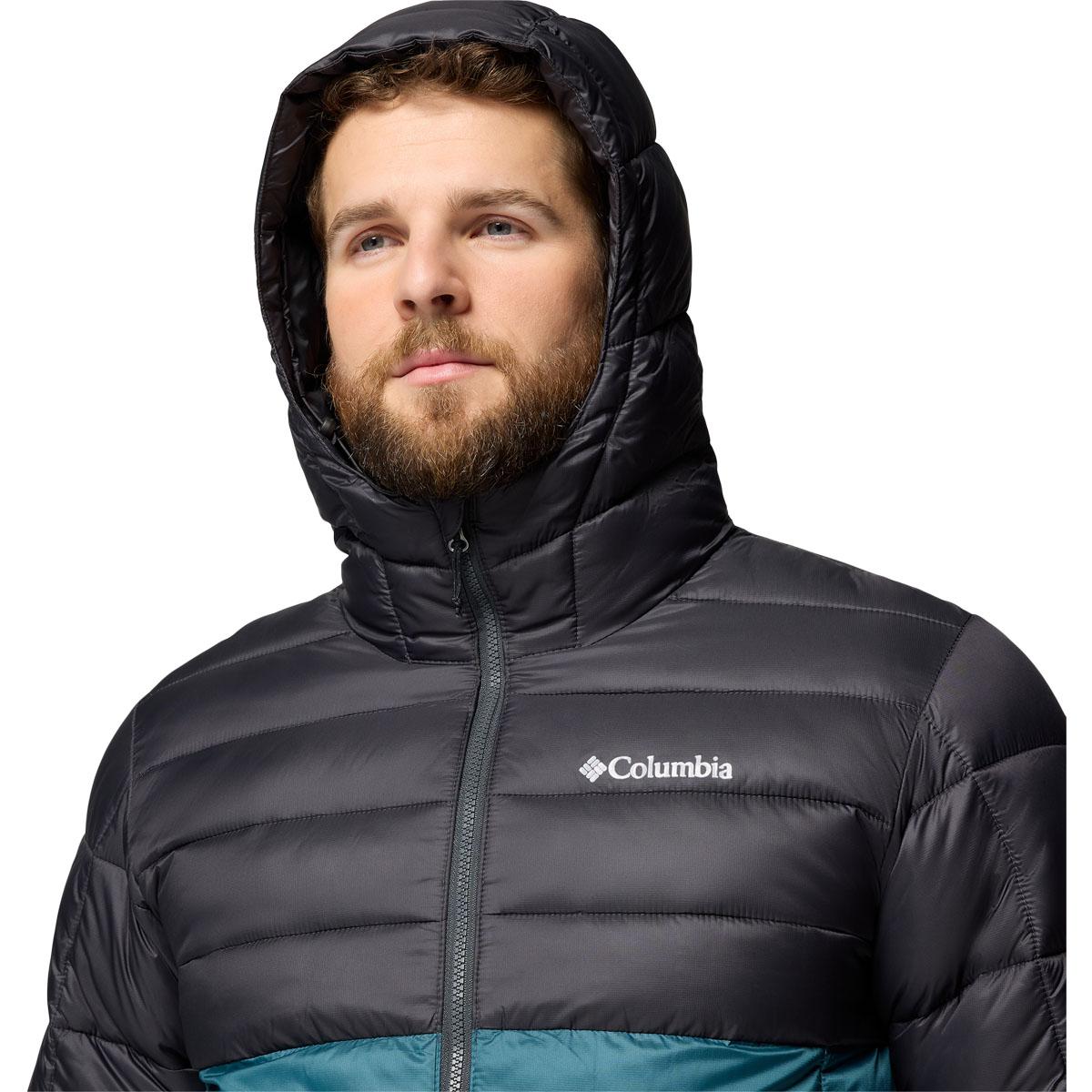 Columbia Buck Butte II Insulated Hooded Vinterjakke Herre Black/Blue