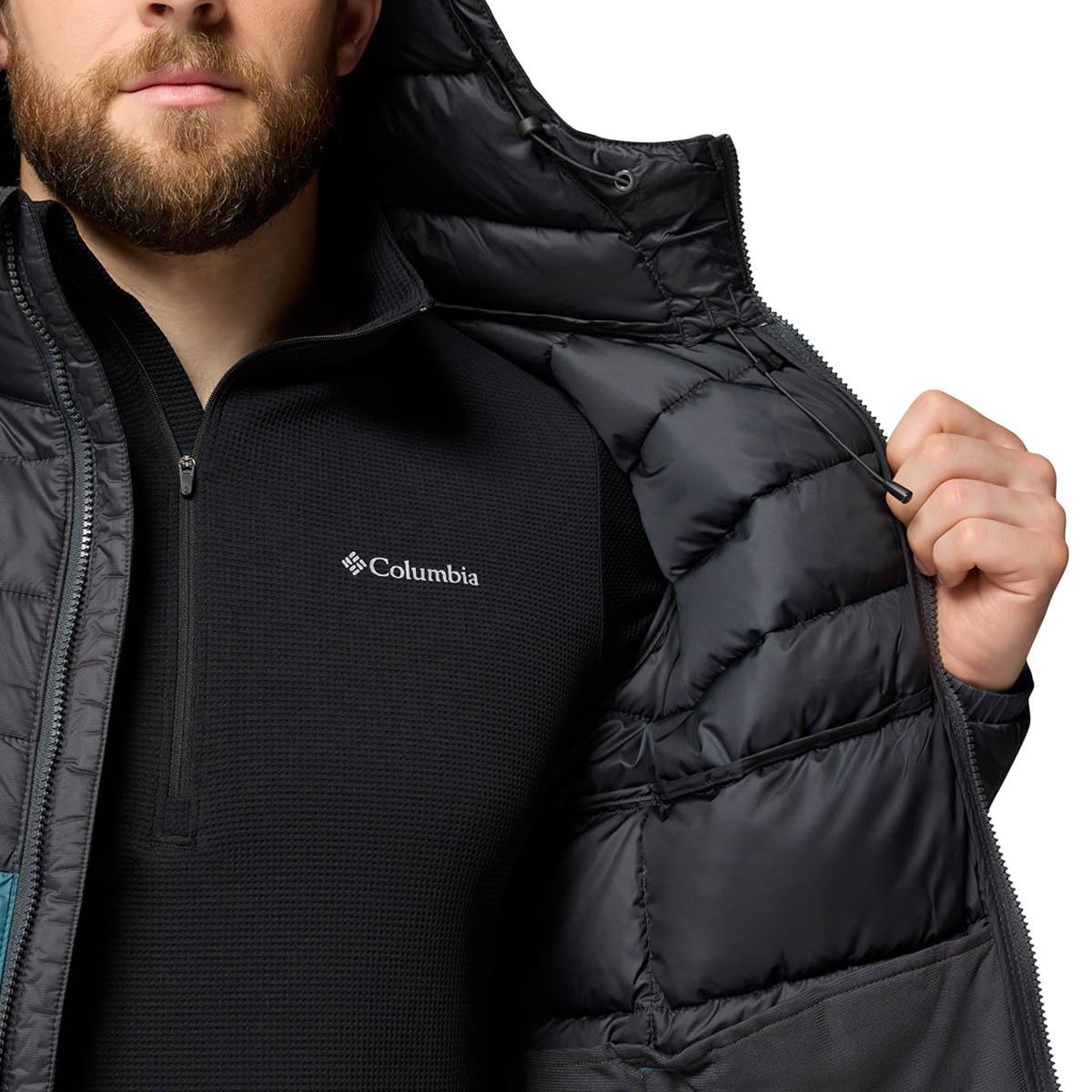 Columbia Buck Butte II Insulated Hooded Vinterjakke Herre Black/Blue
