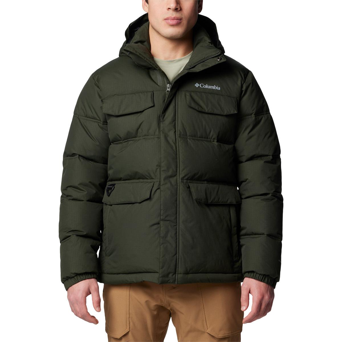 Columbia Landroamer Puffer Vinterjakke Herre Silver Sage, Fawn