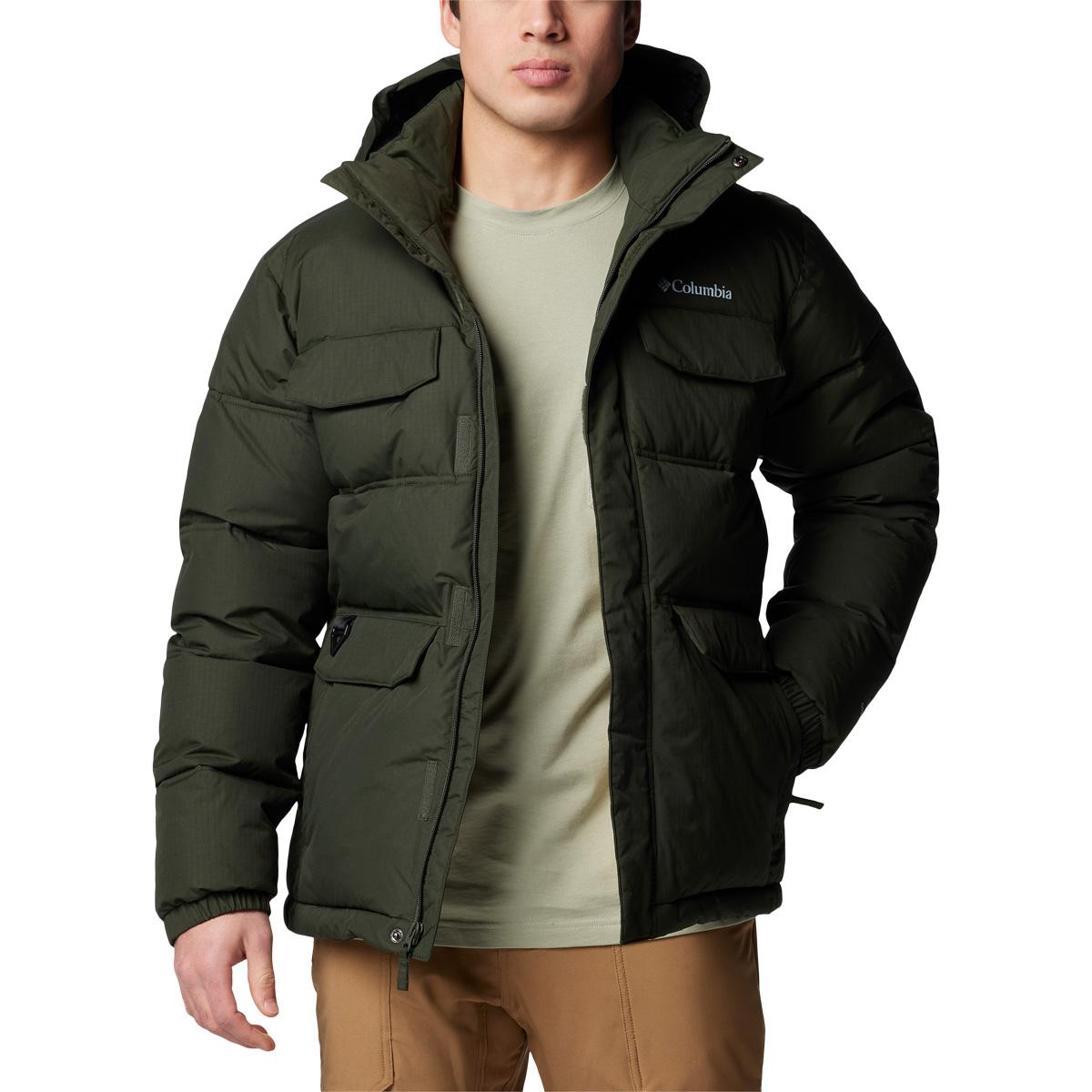 Columbia Landroamer Puffer Vinterjakke Herre Silver Sage, Fawn
