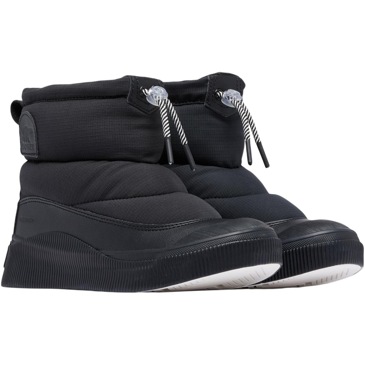Sorel Out N About IV Puffy WP Vinterstøvler Dame Black, Chalk