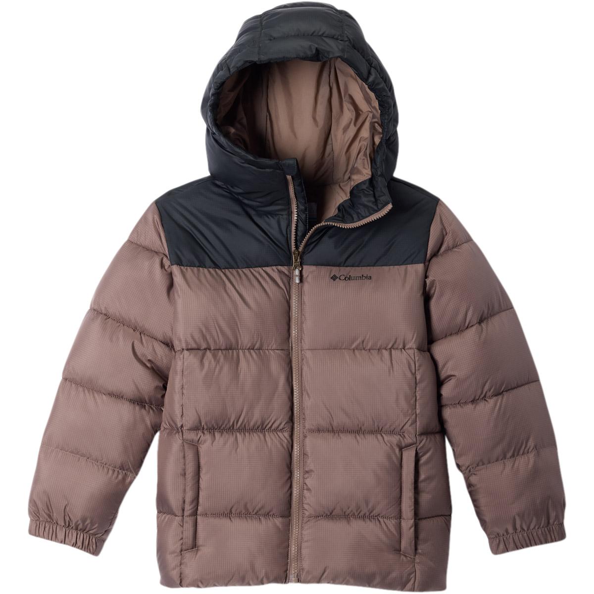 Columbia Puffect Hooded Dynejakke Børn Iron, Black