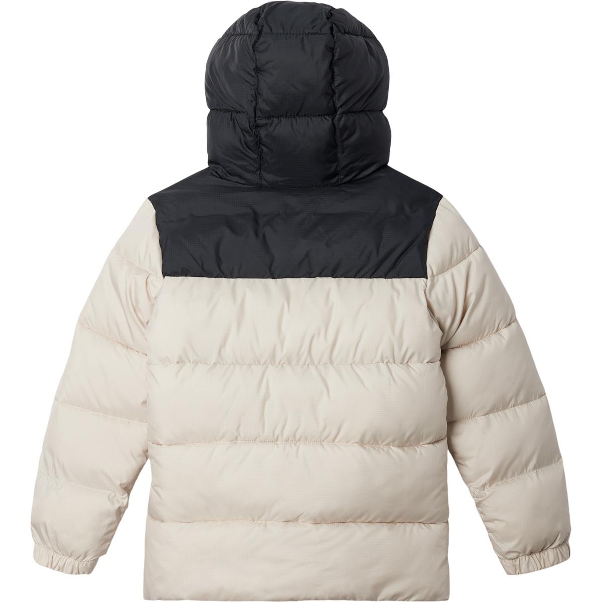 Columbia Puffect Hooded Dynejakke Børn Dark Stone, Sea Salt