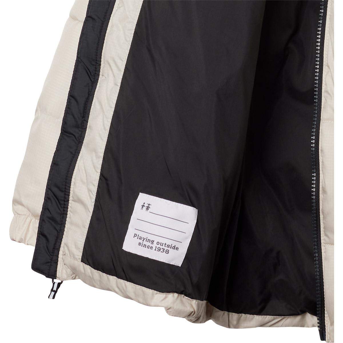 Columbia Puffect Hooded Dynejakke Børn Dark Stone, Sea Salt