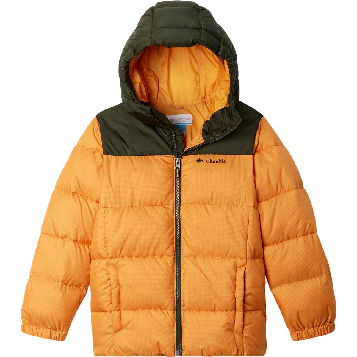 Columbia Puffect Hooded Dunjakke Barn Sunstone, Black