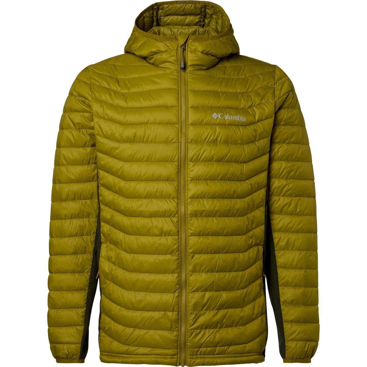 Columbia Powder Pass Hybrid Hooded Jakke Herre Green