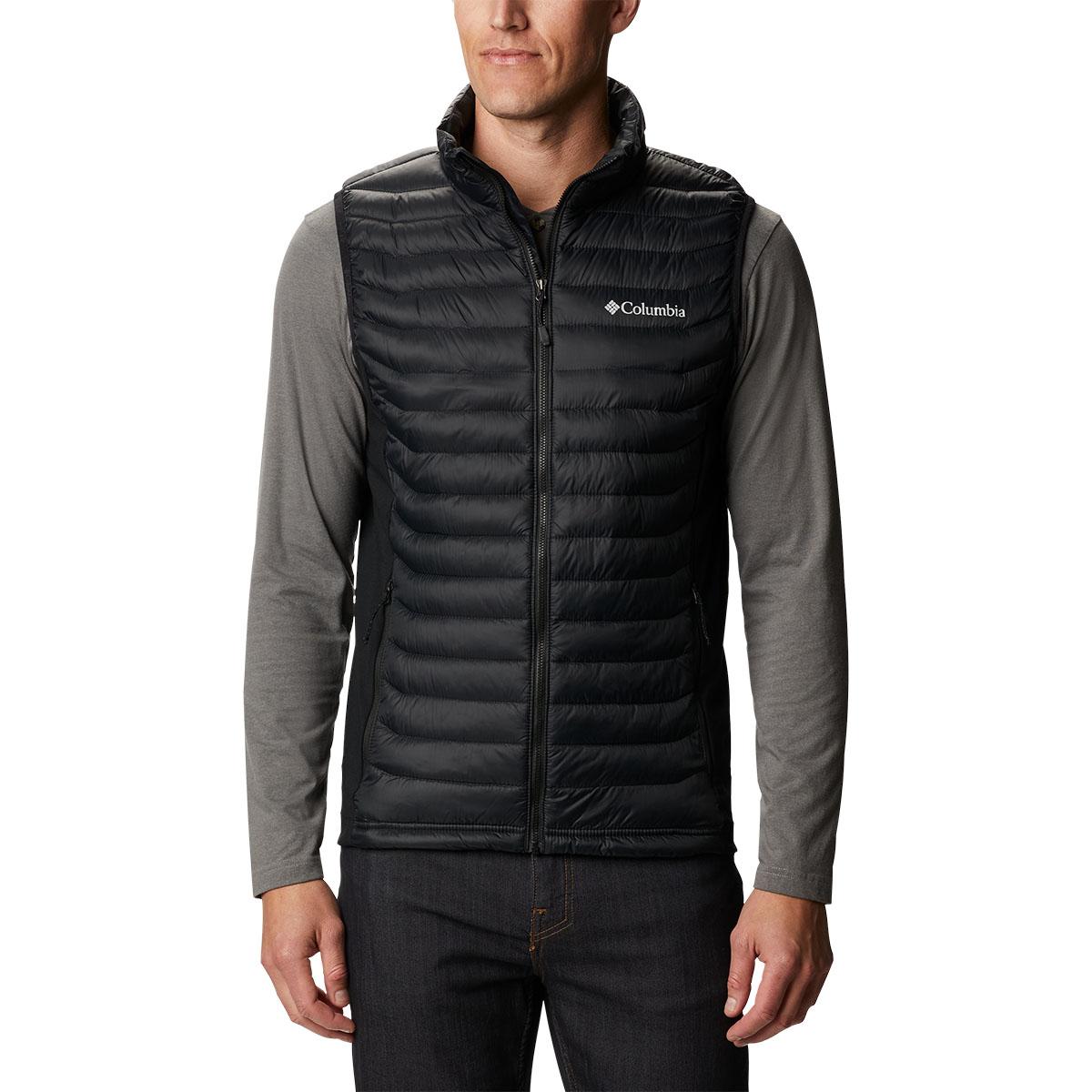 Columbia Powder Pass Hybrid Dynevest Herre Black, Gum 2