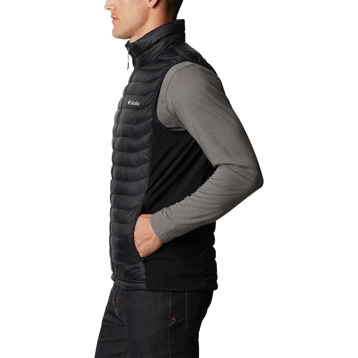 Columbia Powder Pass Hybrid Dynevest Herre Black, Gum 2