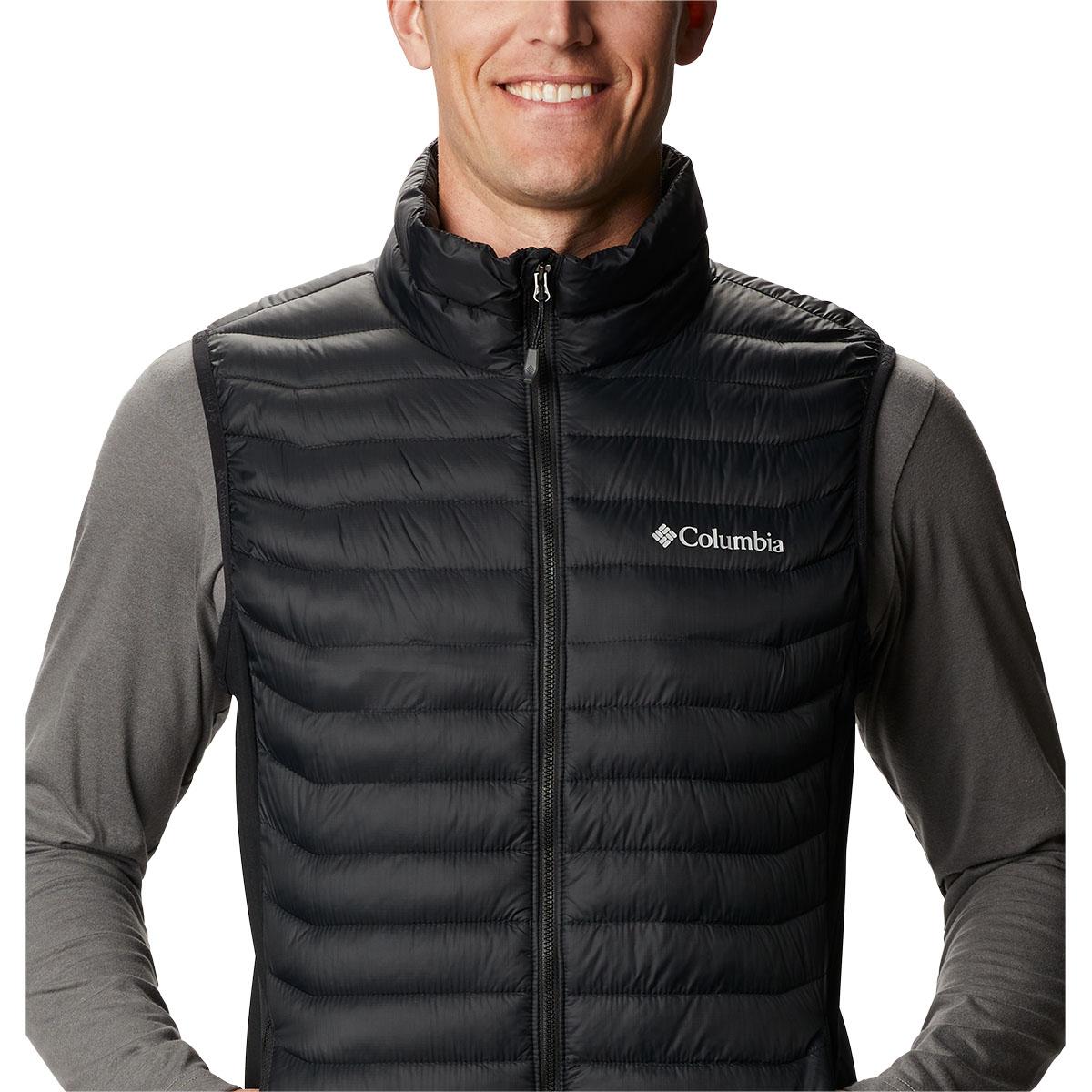 Columbia Powder Pass Hybrid Dynevest Herre Black, Gum 2