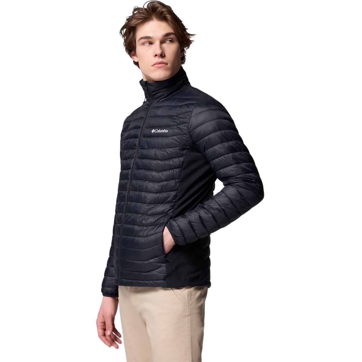 Columbia Powder Pass Hybrid Jakke Herre Black