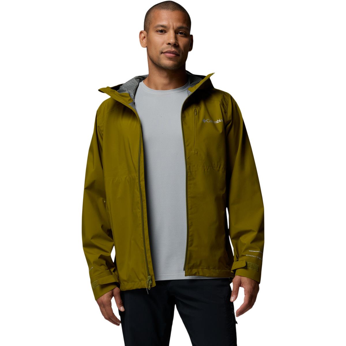 Columbia Trailborne Shell Jakke Herre Olive Green
