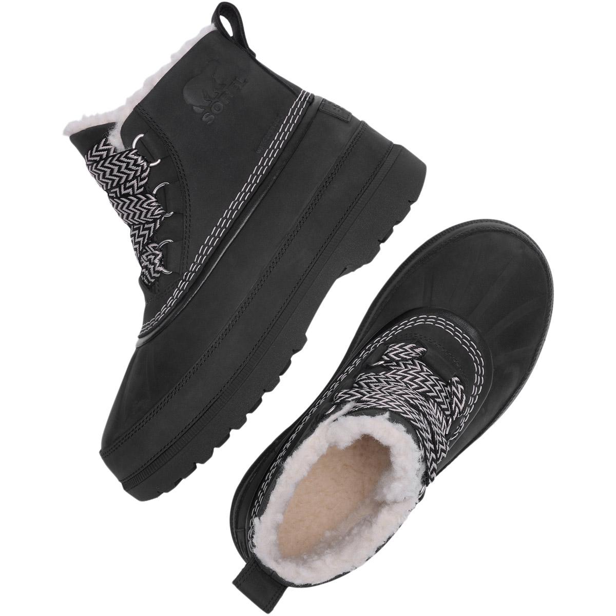 Sorel Ambler Fireside Chukka WP Vinterstøvler Dame Black, Dark Stone