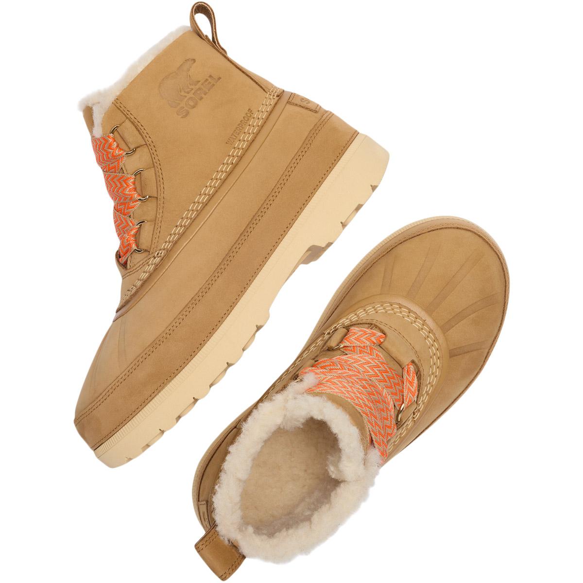 Sorel Ambler Fireside Chukka WP Vinterstøvler Dame Caribou Buff, Caribou Beige