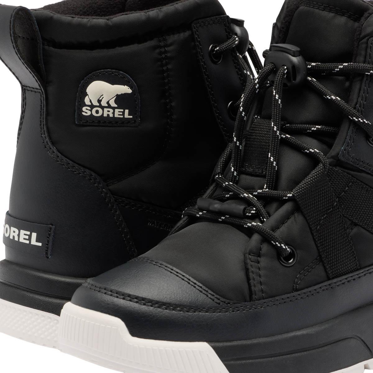 Sorel Whitney III WP Vinterstøvler Børn Black, Black