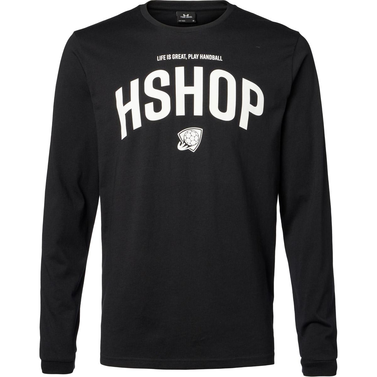 HSHOP Bold Langermet T-skjorte Unisex Black