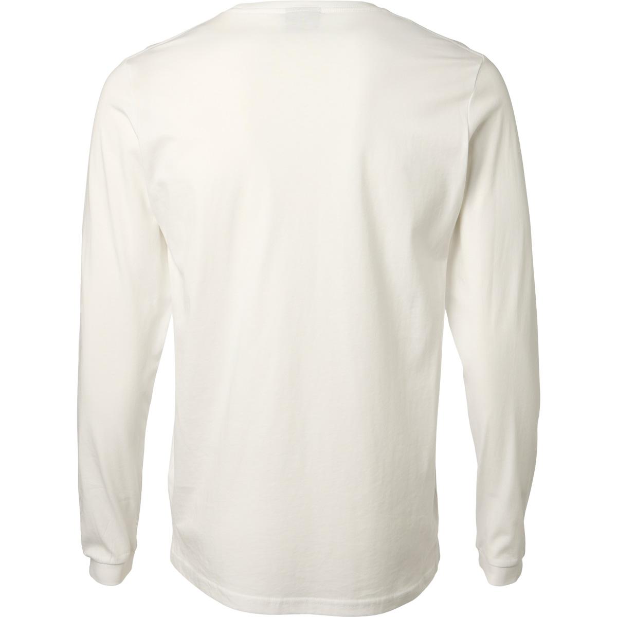 HSHOP Bold Langermet T-skjorte Unisex White