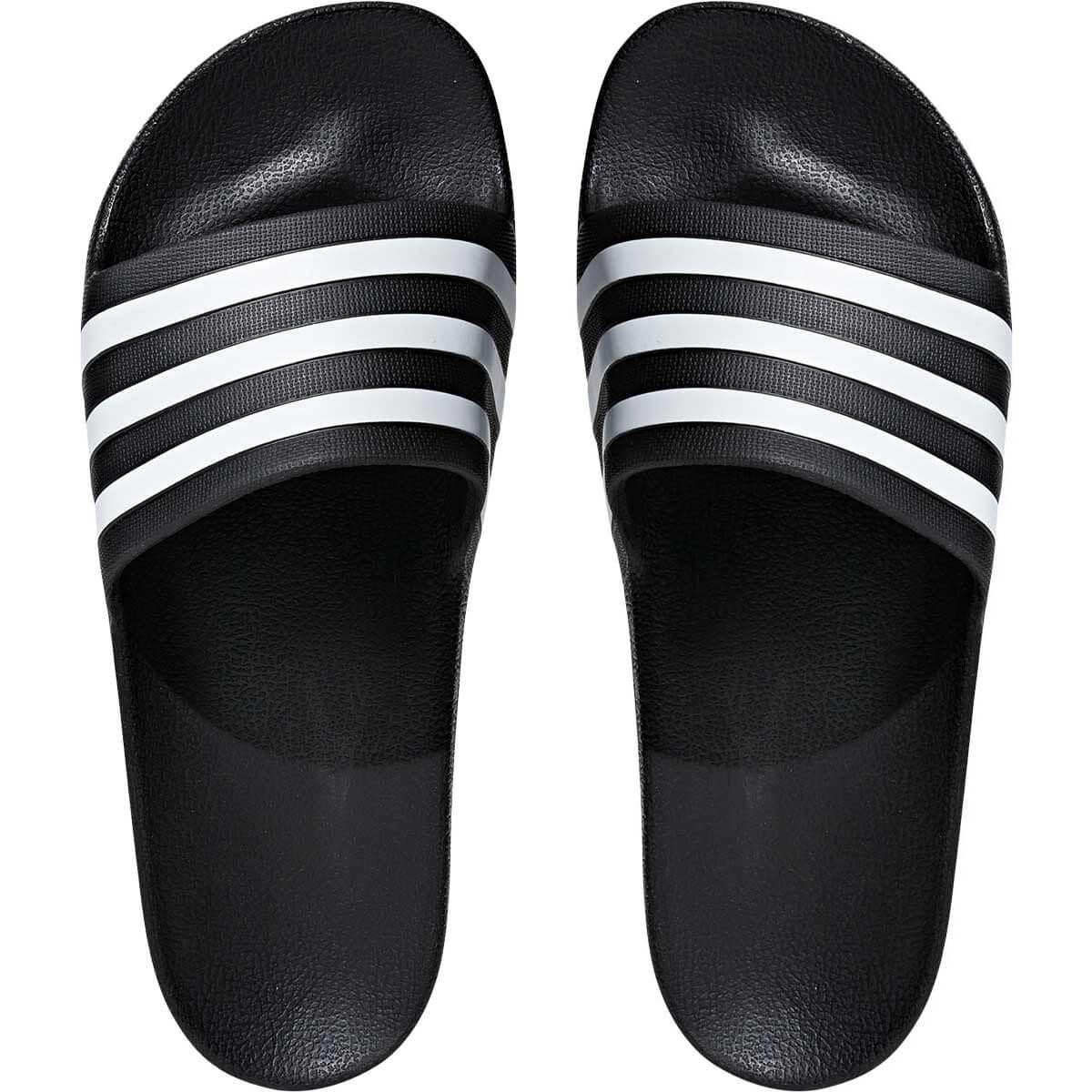 adidas Adilette Aqua Slides Badesandaler CBLACK/FTWWHT/SOLRED