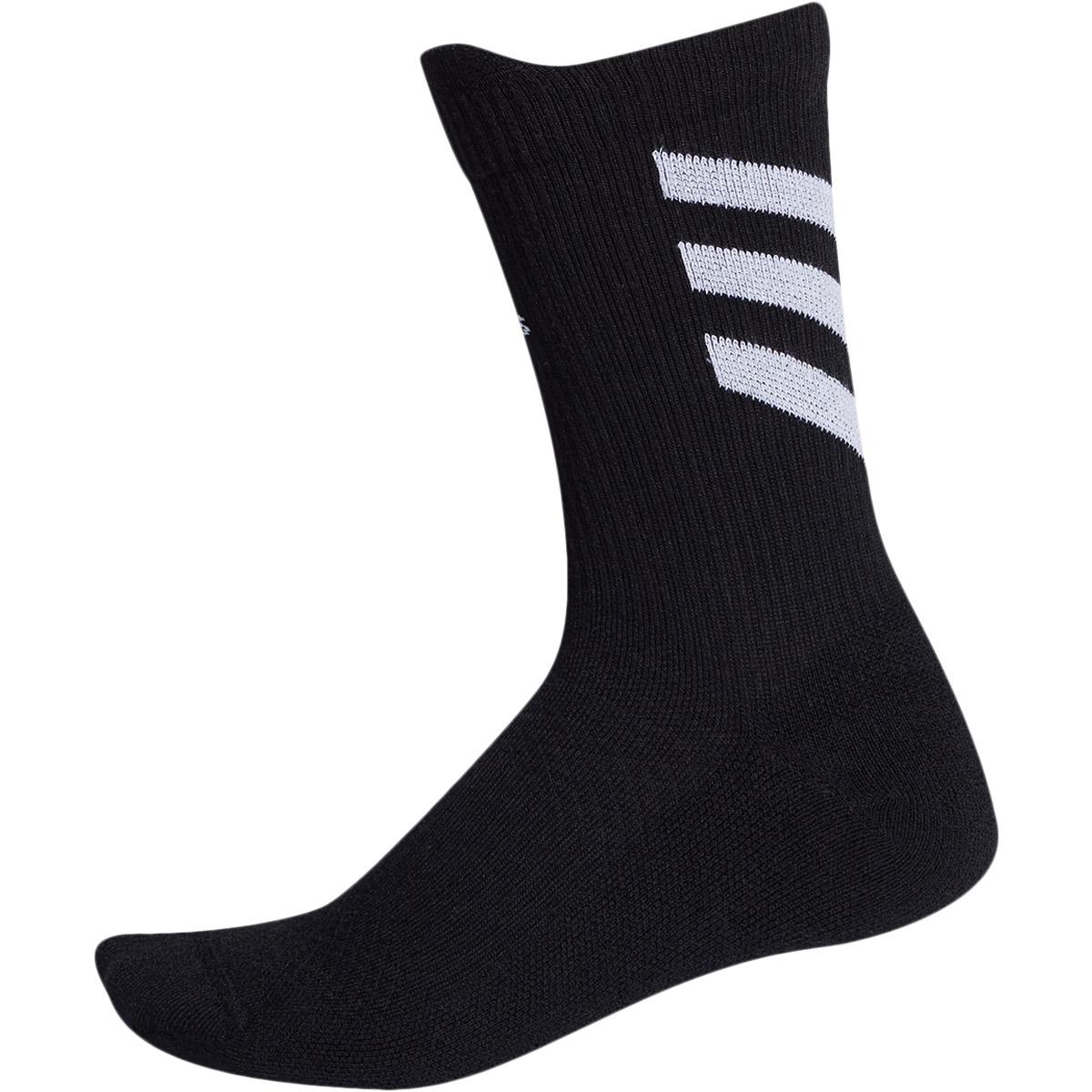 adidas Alphaskin Crew Lightweight Cusioning Treningsstrømper BLACK/WHITE