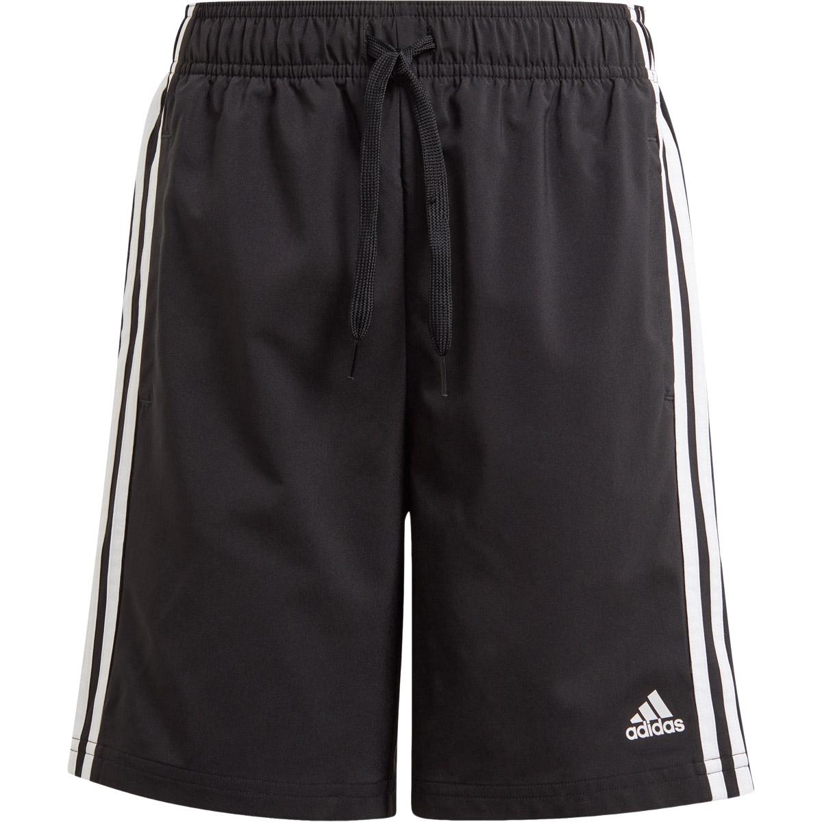 adidas 3-Stripes Woven Træningsshorts Børn BLACK/WHITE
